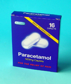 Paracetamol 500mg Caplets 16 blister pack Paracetamol 500mg Caplets 16 blister pack